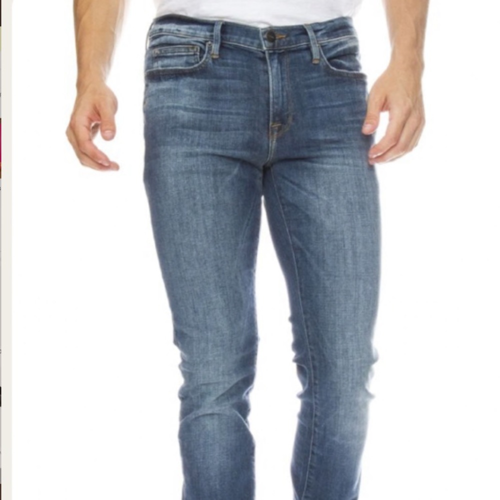 FRAME Men’s Denim L'HOMME SKINNY FIT JEANS - CALLOWAY